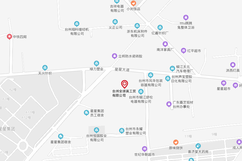 全（quán）球英工貿地理位置